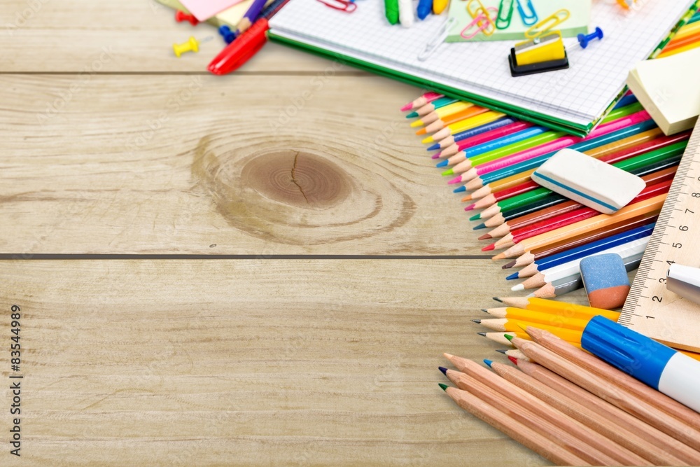 Obraz premium School, back, pencil.