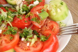 gesunder Tomatensalat
