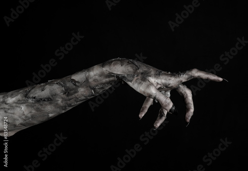 black hand of death  walking dead  zombie theme   zombie hands