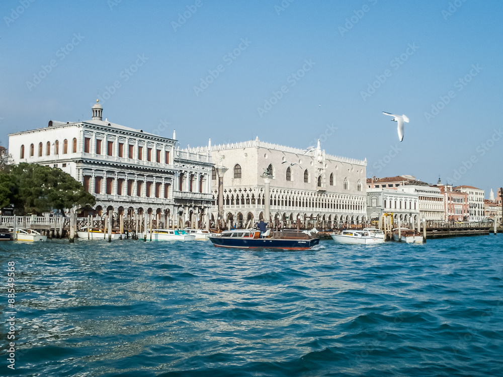 Venise, Grand Canal et Palais des Doges