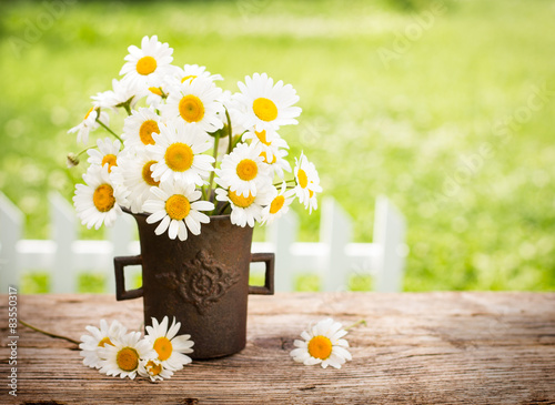 Fototapeta Naklejka Na Ścianę i Meble -  Bouquet of daisy flowers