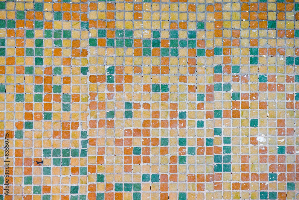 Fototapeta premium Colourful wall mosaic 