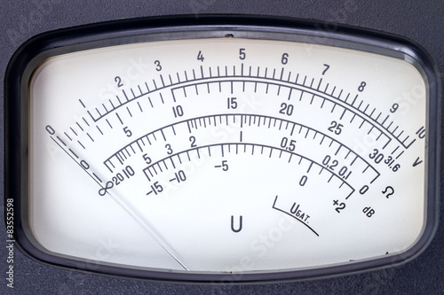 Scale voltmeter photo