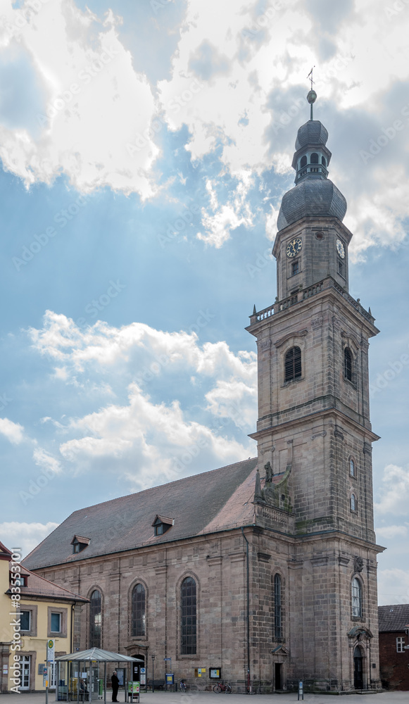 Altstädter Dreifaltigkeitskirche Erlangen seitlich