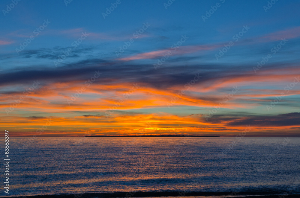 Obraz premium Colorful sunset