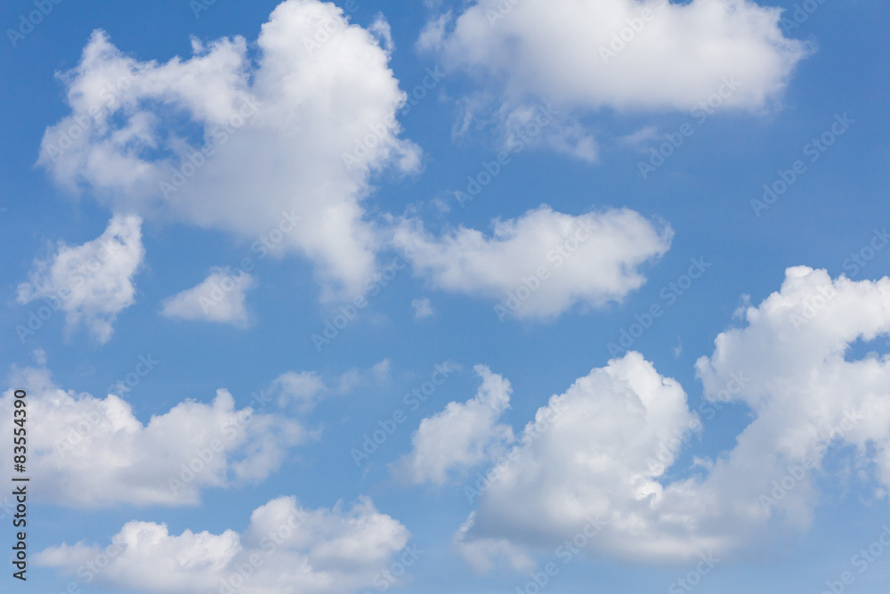 Obraz premium Blue sky background