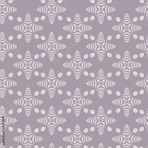 Seamless geometric floral pattern