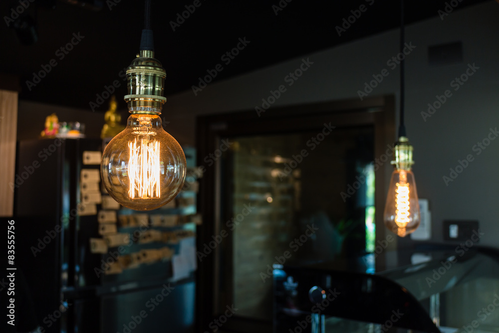Obraz premium Old bulbs with many dust