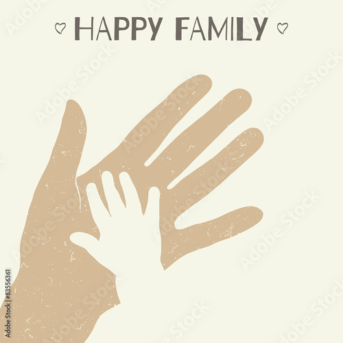 Baby hand in mother's hand