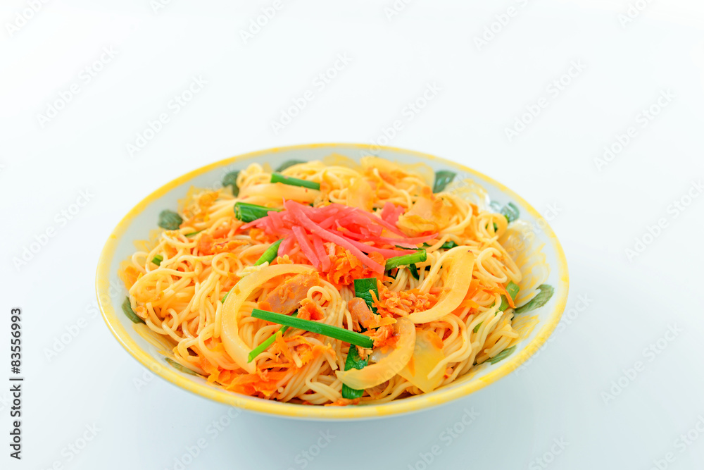 沖縄料理の素麺チャンプルー 