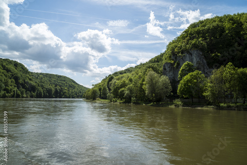 Donaudurchbruch bei Kehlheim in Niederbayern