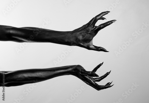 Black hand of death