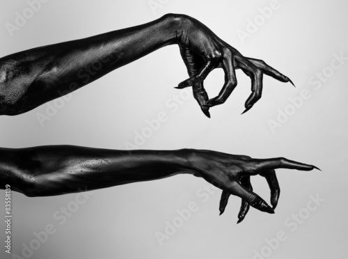 Black hand of death