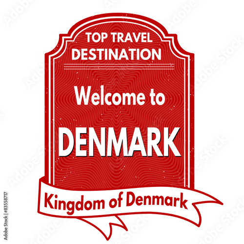 Welcome to Denmark stamp
