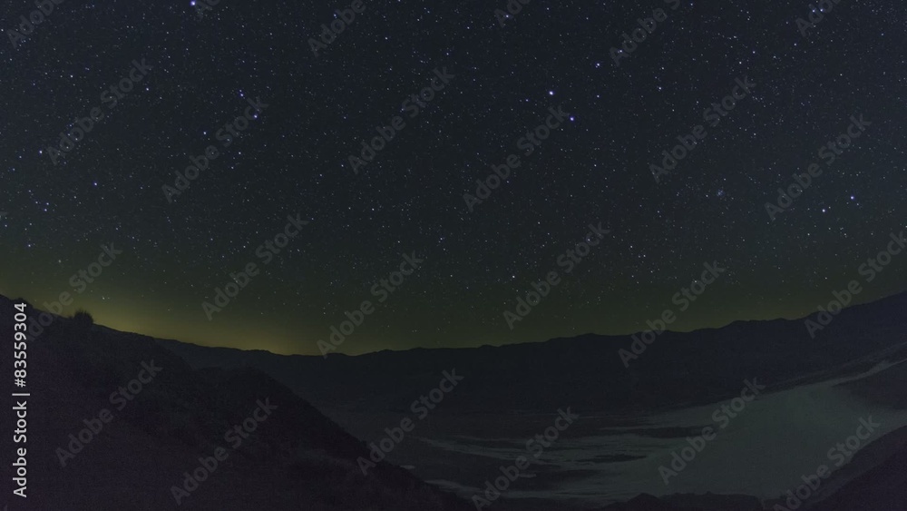 Death Valley Badwater Basin Night Sky Timelapse Death Valley Badwater Basin Night Sky Timelapse