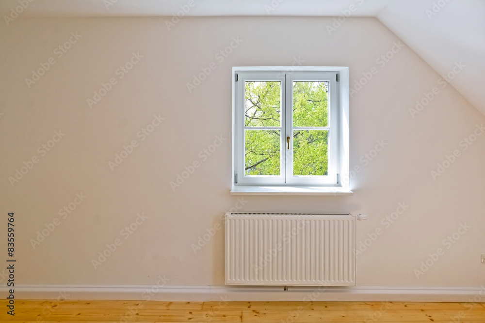 Wohnzimmer im Dachgeschoss, Altbau-Wohnung nach Sanierung Wohnzimmer im Dachgeschoss, Altbau-Wohnung nach Sanierung