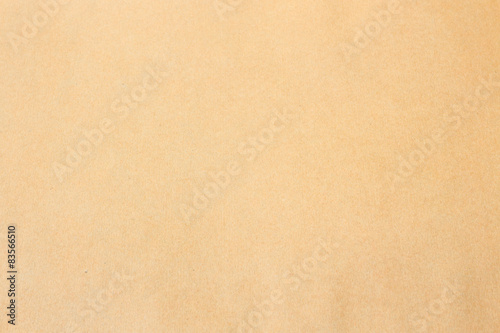 Sheet of clean and clear brown paper