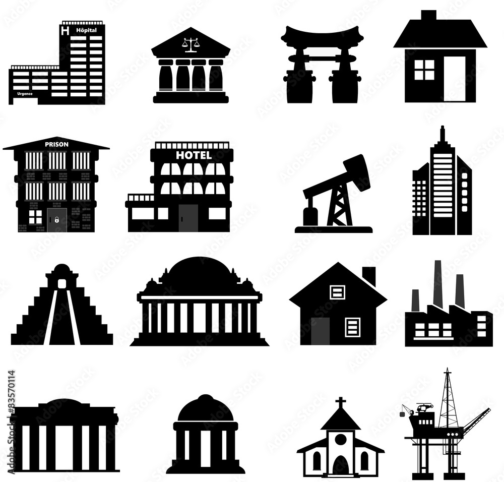 Architecture en 16 icônes