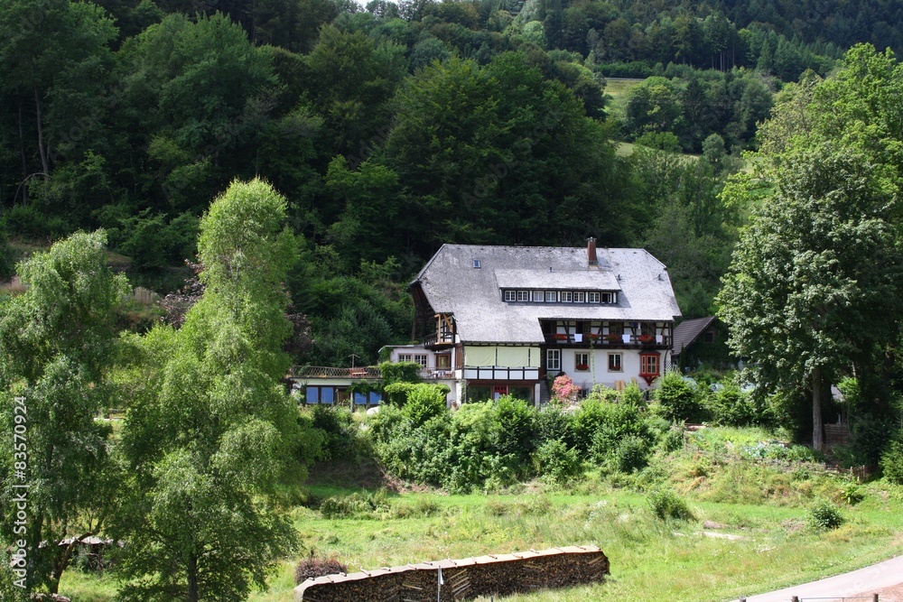Pfaffenberg Bergklause Maria Frieden, Pfaffenberg, Zell im Wiesental Stock Photo ...