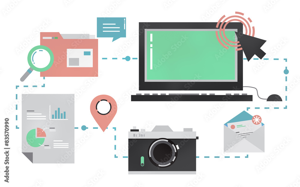 Technology Media Social Network Connection Concept Technology Media Social Network Connection Concept