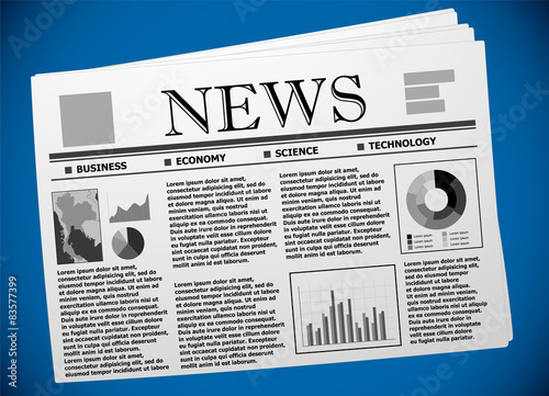 Southeast Asia business and economy on newspaper