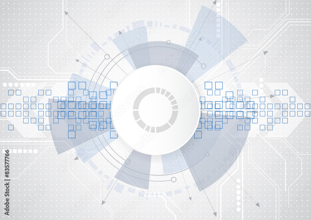 Obraz premium abstract future technology concept background, vector