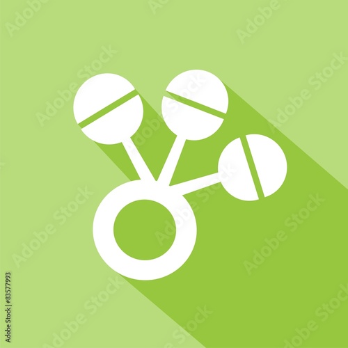 Icono sonajero verde SOMBRA