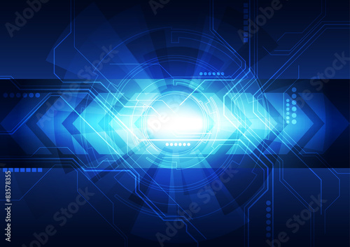 abstract future technology concept background, vector