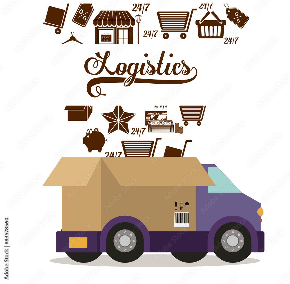 Obraz premium Delivery design