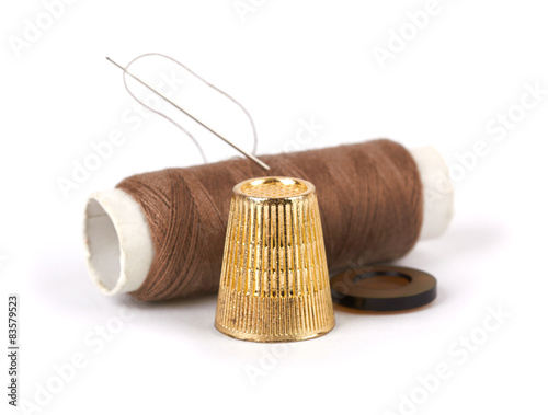 thread, needle