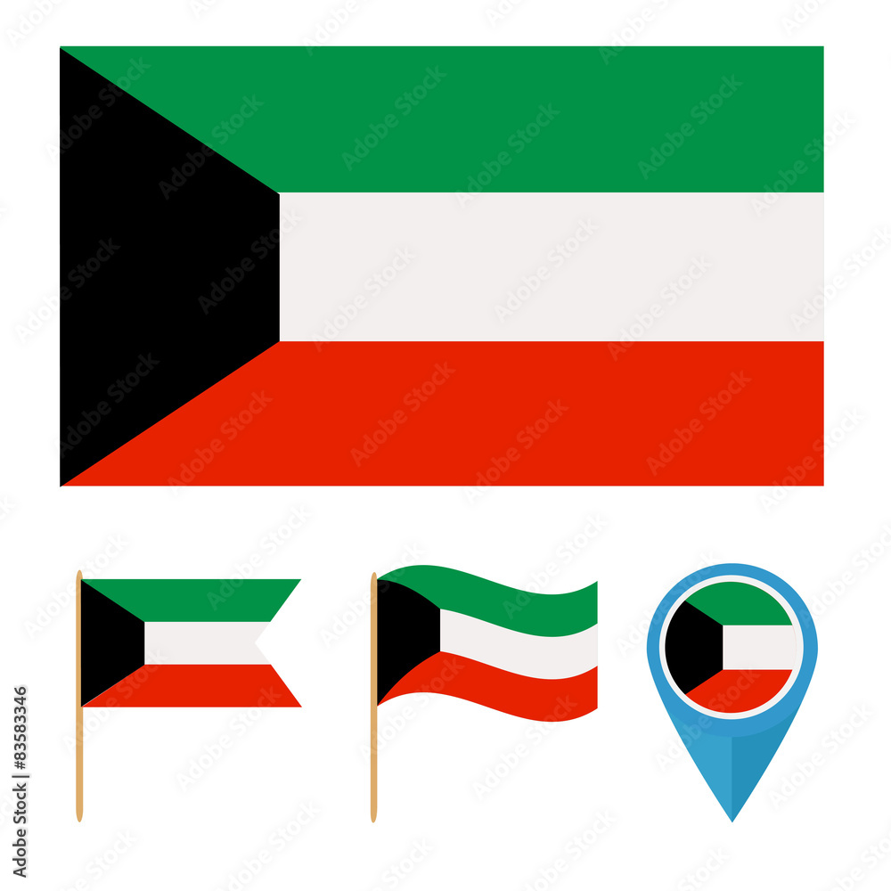 Kuwait,country flag Kuwait,country flag