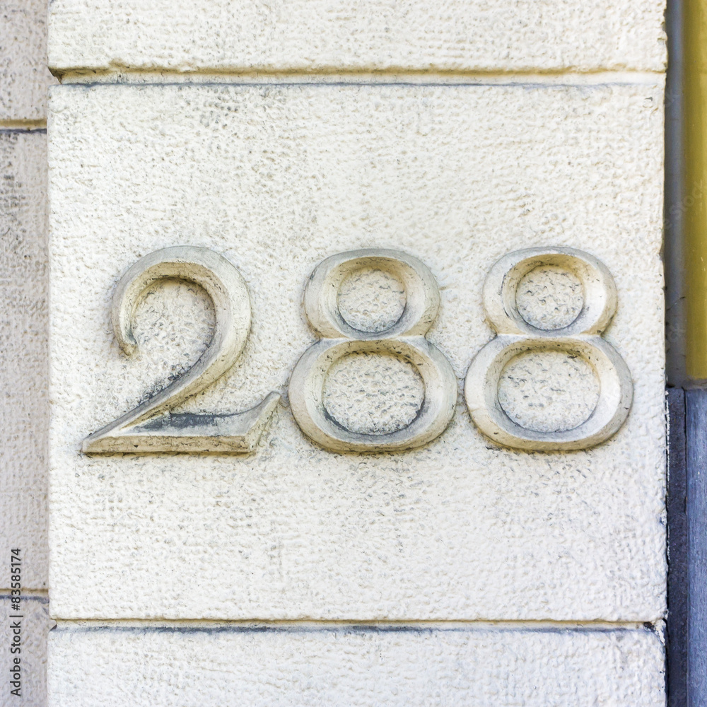 Number 288 Number 288