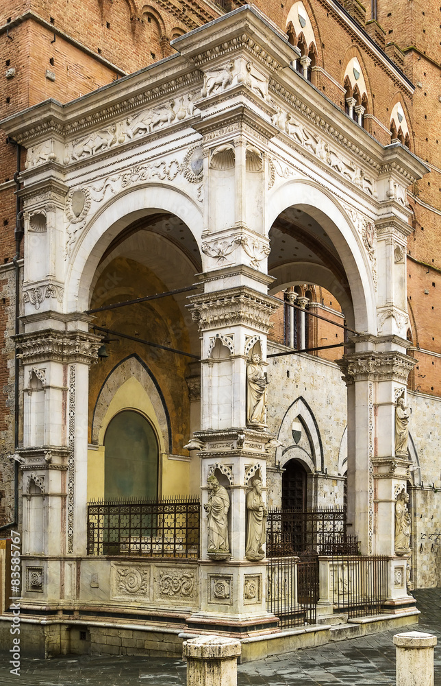 Cappella di Piazza, Siena,Italy