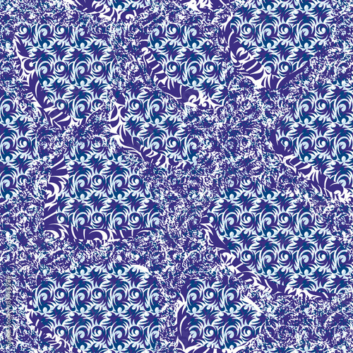 Patterned creative texture of the curls