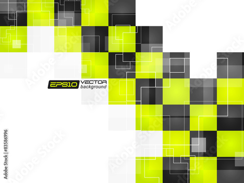 Abstract square vector background