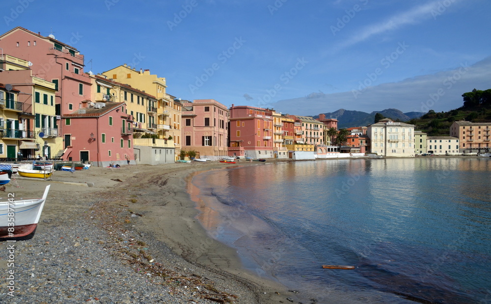 Bay of Silence in Sestri Levante, Liguria, Italy