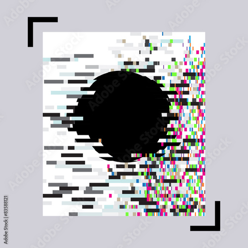 Abstract Glitch Design