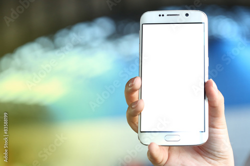 Samsung Galaxy 6 Edge mobile curved glass photo