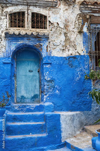 Blue and white medina of Chefchaouen, Morocco.