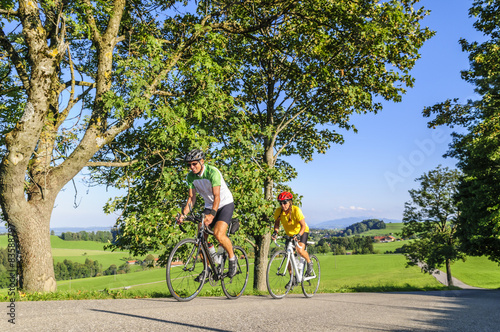 Workout auf dem Rennrad im Allgäu