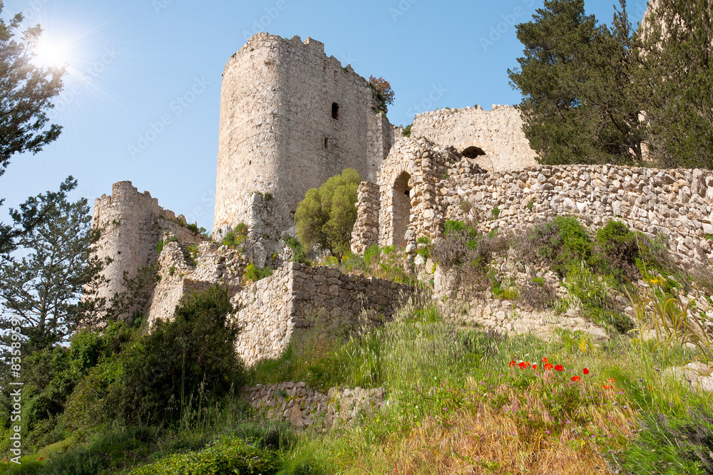 Kantara castle in Northern Cyprus.