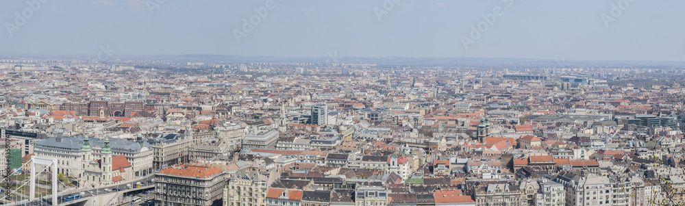 Panoramic photo: Budapest cityscape