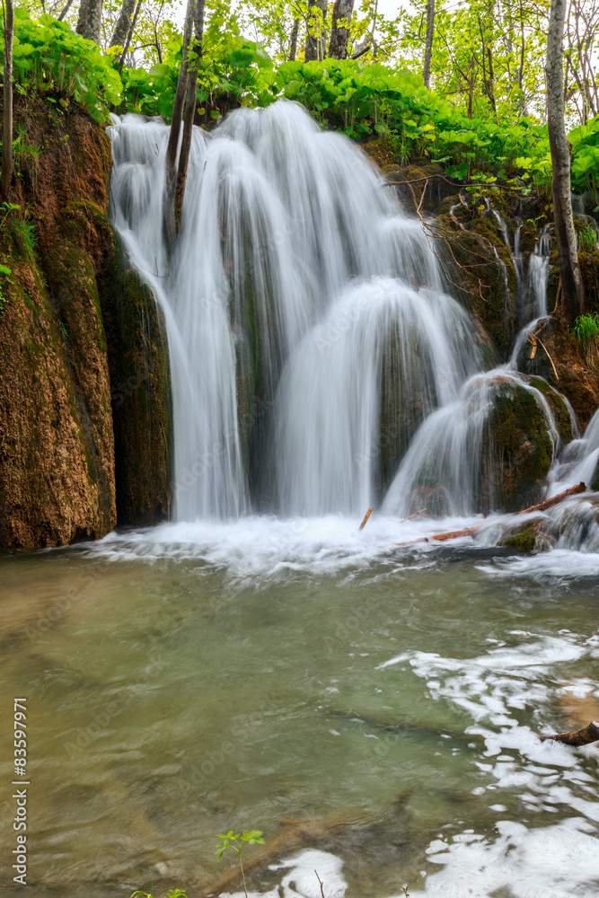 Waterfall in deep forest