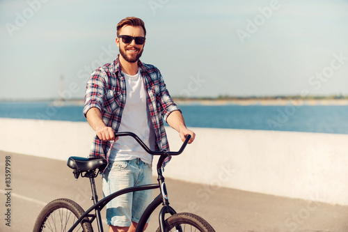 Just me and my bike. 