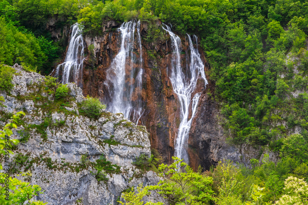 Waterfalls in Plitvice National Park