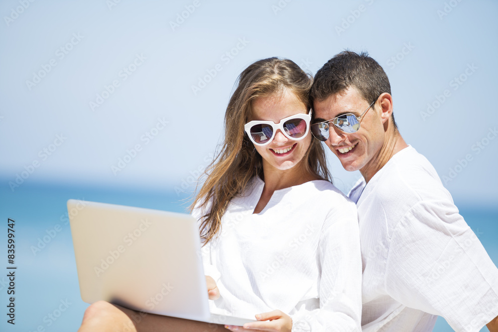 Young couple enjoying their vacation Young couple enjoying their vacation