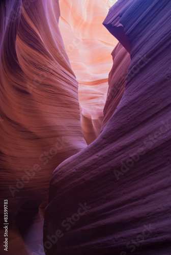 AZ-Upper Antelope Canyon, a magnificent and famous slot canyon