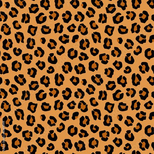 vector seamless leopard pattern