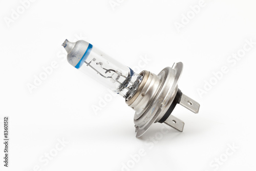 bulb on the white background