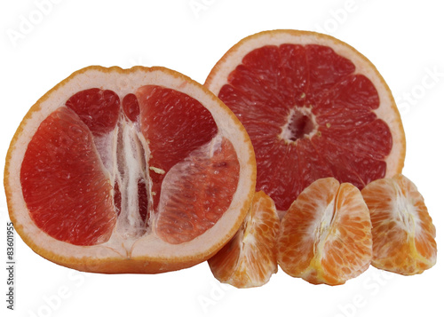 Grapefruits and Mandarines.